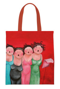 Tote bag: Uit volle borst, Judith Stam