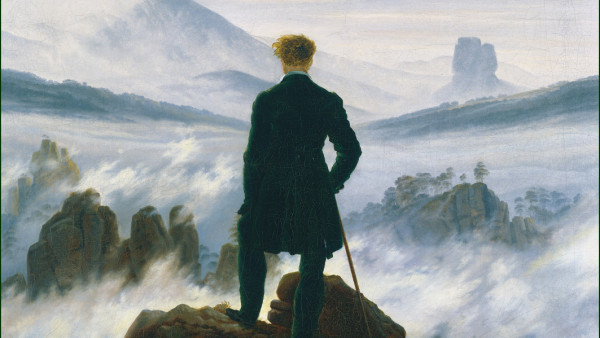 Puzzel (1.000 stukjes): Wanderer über dem Nebelmeer, Caspar David Friedrich, Hamburger Kunsthalle