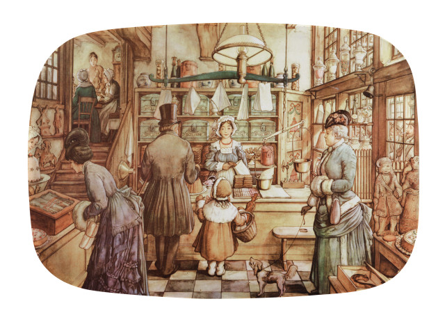 Dienblad: Bakkerij, Anton Pieck