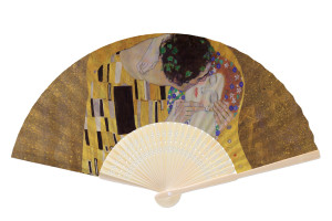 Handwaaier: The Kiss, Gustav Klimt