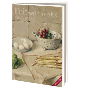 Kaartenmapje met env, groot: De kunst van koken, Lucie van Dam van Isselt