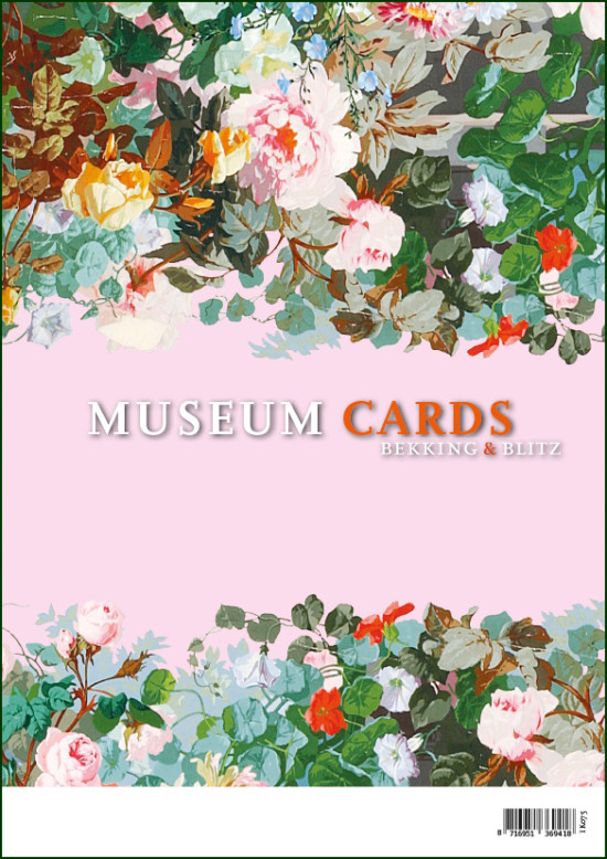 Topkaart Museum Cards, Flowers, Musée du Papier Peint/A4