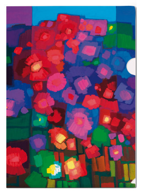 L-mapje A4 formaat: Kleurrijke bloei, Ton Schulten