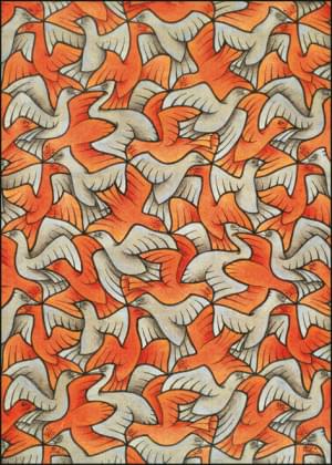 Regular Division of the Plane drawing No 71, M.C. Escher