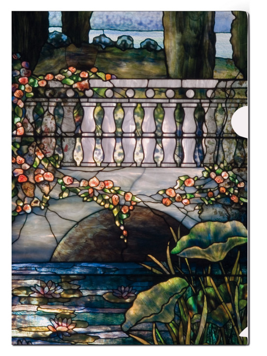 L-mapje A4 formaat: Panel (detail) Richard Beatty Mellon house, Louis Comfort Tiffany, Morse Museum