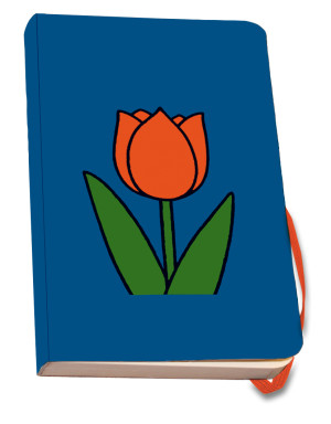Notitieboek A5, zachte kaft: Tulpen, Dick Bruna