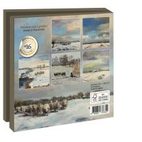 Kaartenmapje met env, vierkant: Sheep in the winter, Heleen van Lynden