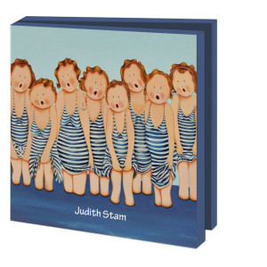 Kaartenmapje met env, vierkant: Gans Anders, Judith Stam