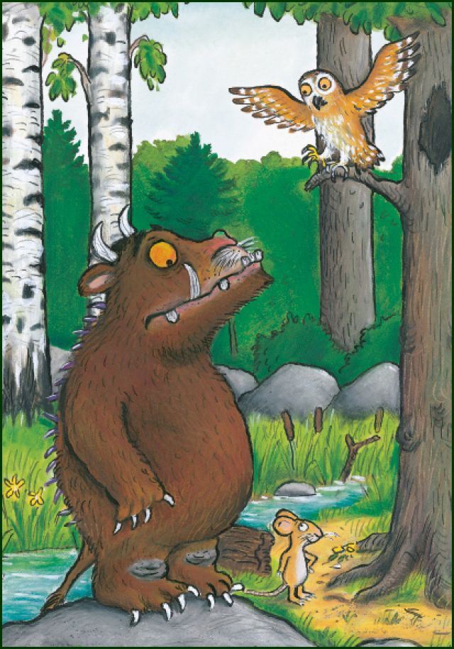 The Gruffalo in het bos met Uil, Julia Donaldson & Axel Scheffler