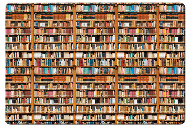 Placemat: Bücher - Die Klosterbibliothek, Maria Laach
