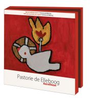 Kaartenmapje met env, vierkant: Kerstfeest, Pastorie de Elleboog