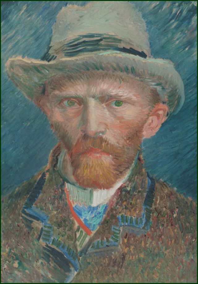 Zelfportret, Vincent van Gogh, Groninger Museum