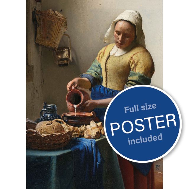 Puzzel (1.000 stukjes): Melkmeisje, Vermeer, Rijksmuseum