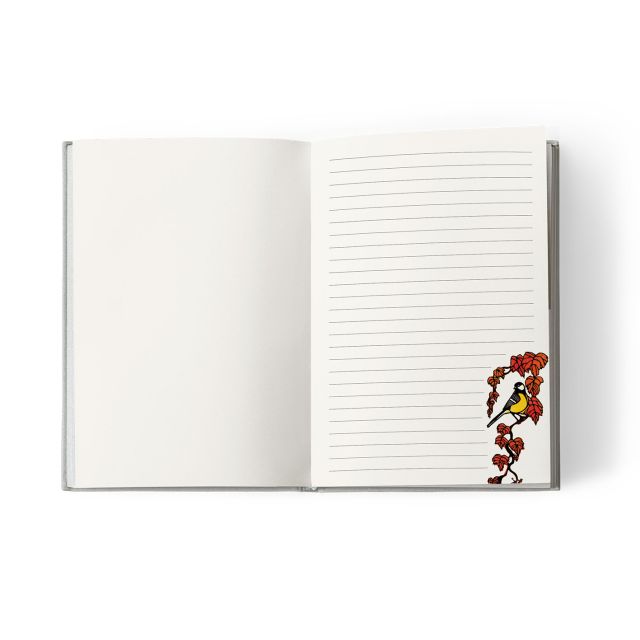 Notitieboek A5, harde kaft: Dit gaat nooit voorbij, Koolmees, Octavie Wolters