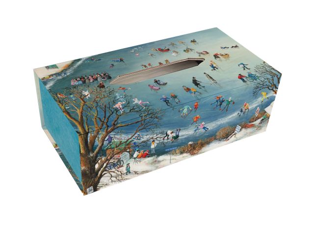 Tissuebox houder: Winter, Charlotte Dematons