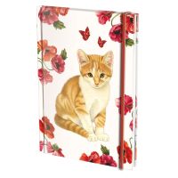 Notitieboek A5, harde kaft:  Franciens Kittens & Poppies, Francien van Westering
