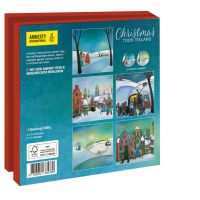 Kaartenmapje met env, vierkant: Christmas, Toon Tieland, Amnesty International