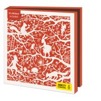 Kaartenmapje met env, vierkant: Christmas Paper Creations, Geertje Aalders, Amnesty