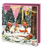 Kaartenmapje met env, vierkant: Winter Woodland Parade, Miriam Bos