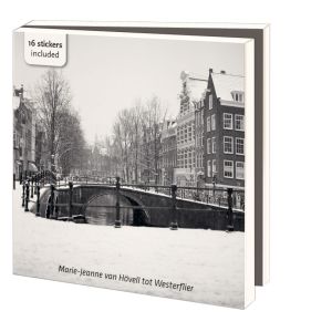 Kaartenmapje met env, vierkant: Winter, Marie-Jeanne van Hovell tot Westerflier