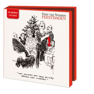 Kaartenmapje met env, vierkant: Feestdagen, Peter van Straaten