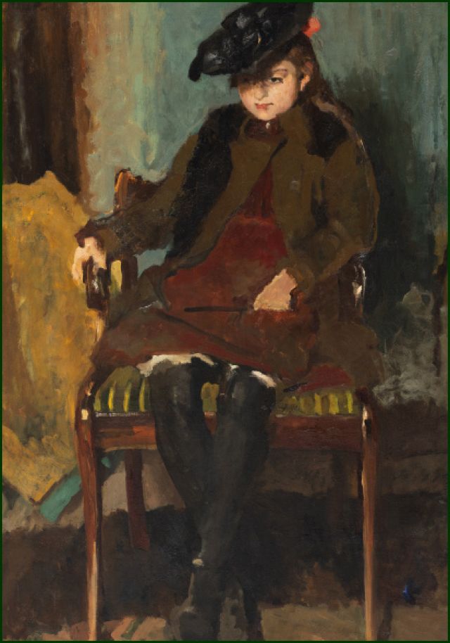 Zittend meisje, Coba Ritsema, Frans Hals Museum