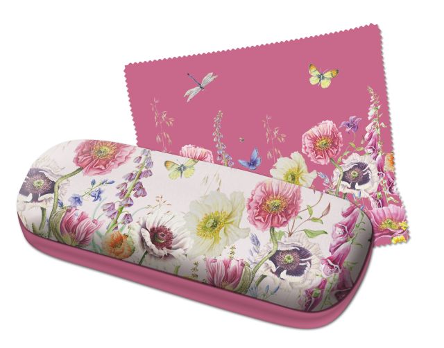 Brillenkoker incl. brillendoekje: Wild Flower Field, Janneke Brinkman-Salentijn