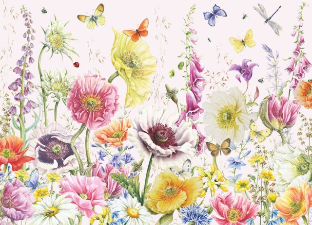 Puzzel (1.000 stukjes): Wild Flower Field, Janneke Brinkman-Salentijn