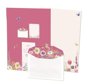 Briefpapier met enveloppen: Wild Flower Field, Janneke Brinkman-Salentijn