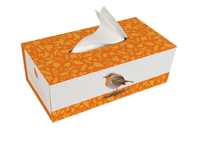 Tissuebox houder:  Collectie 2026, Elwin van der Kolk, Vogelbescherming Nederland