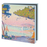 Kaartenmapje met env, vierkant:On the water