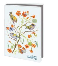 Kaartenmapje met env, klein: Birds & Flowers, Dennis Meijering