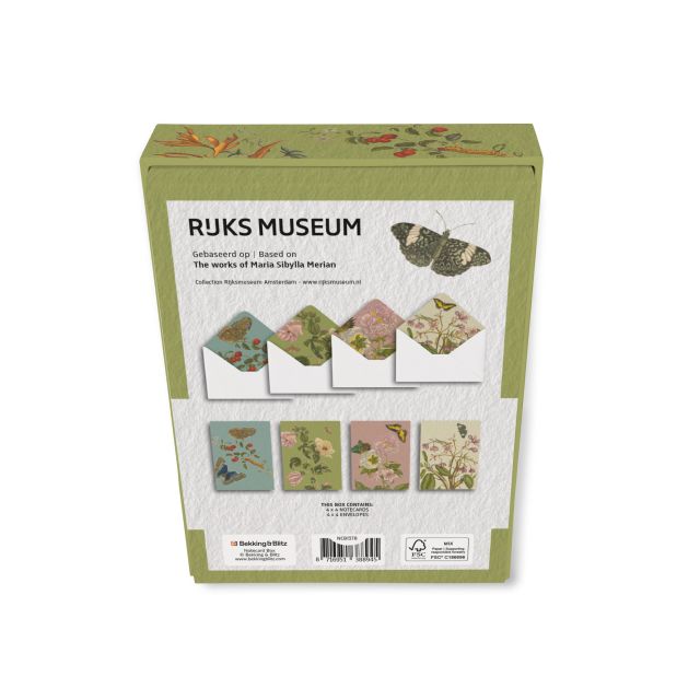 Notecard box: Maria Sibylla Merian, Rijksmuseum Amsterdam