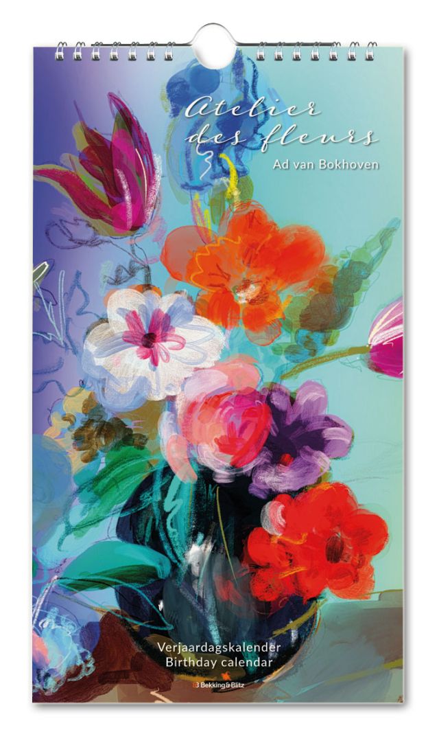 Verjaardagskalender: Ateliers des fleuris, Ad van Bokhoven