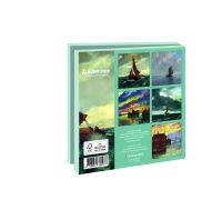 Kaartenmapje met env, vierkant: Zuiderzee, Jos Lussenburg