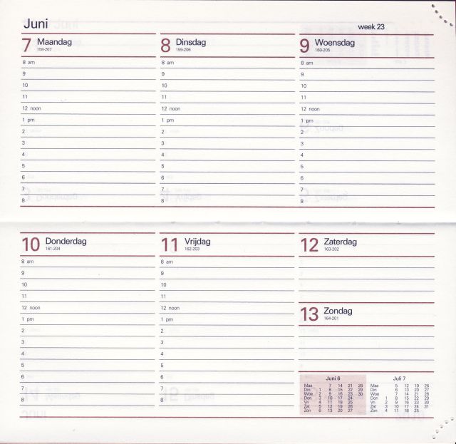 Combi agenda pocket 2027