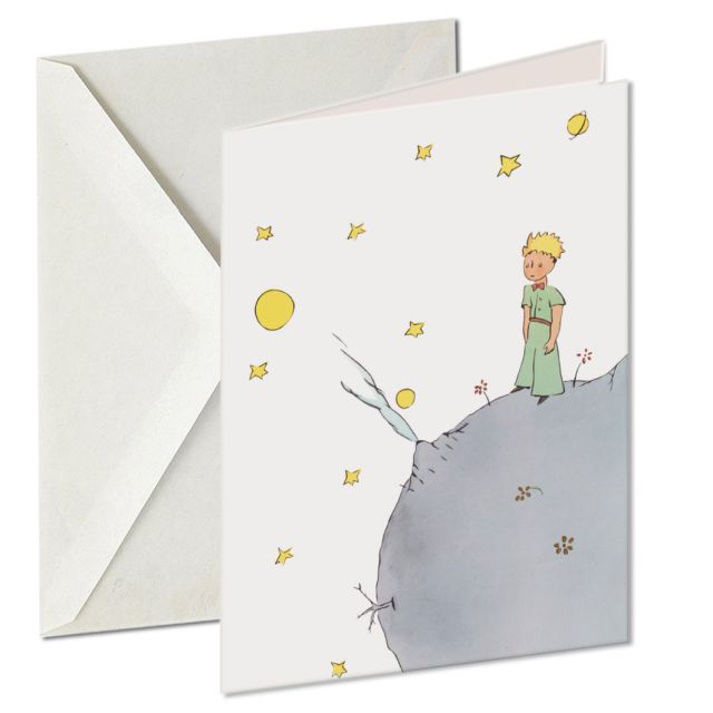 On his planet, The Little Prince