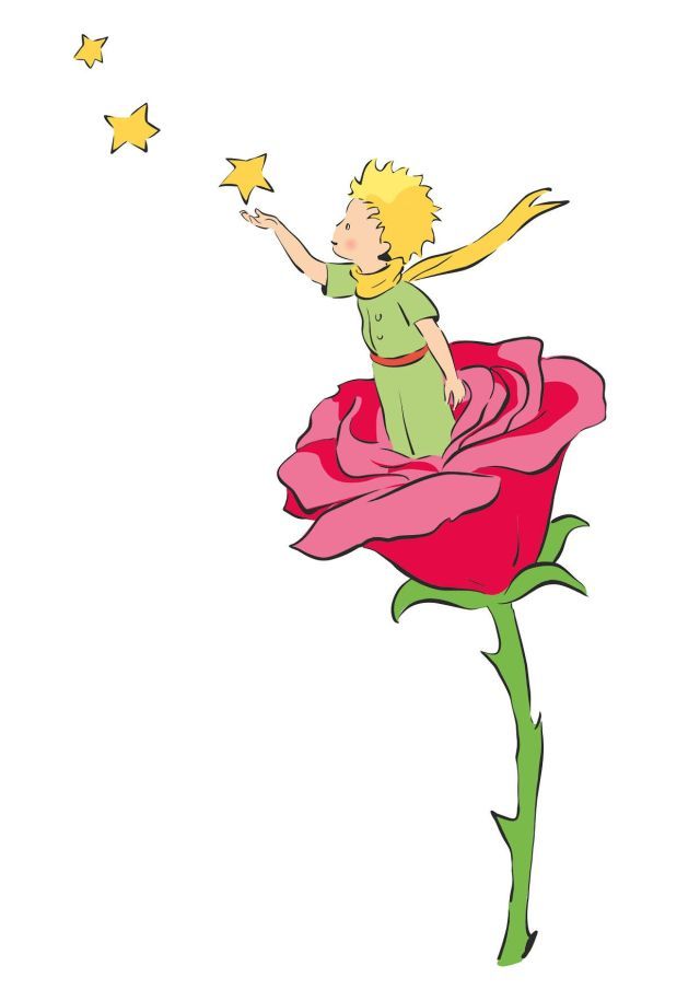 Standing on a rose, The Little Prince