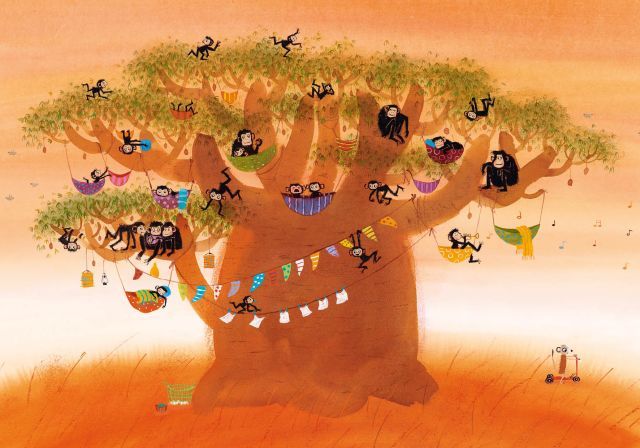 Feestboom, Kleine Aap, Mies van Hout