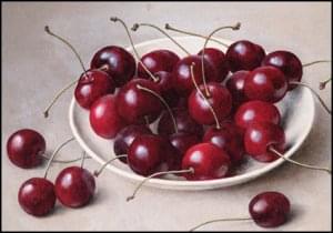 Bowl of cherries, Jan jr. Voerman, Singer, Laren
