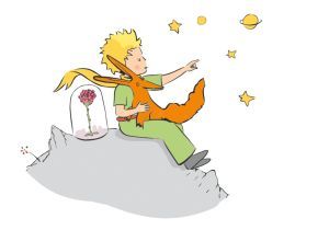 Sky with Fox and Rose, The Little Prince