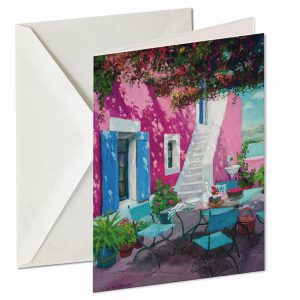 Hot pink terrace. William Ireland