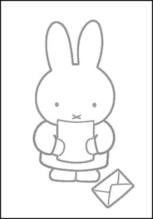 Nijntje - Miffy - Nijntje leest brief/ST, Dick Bruna