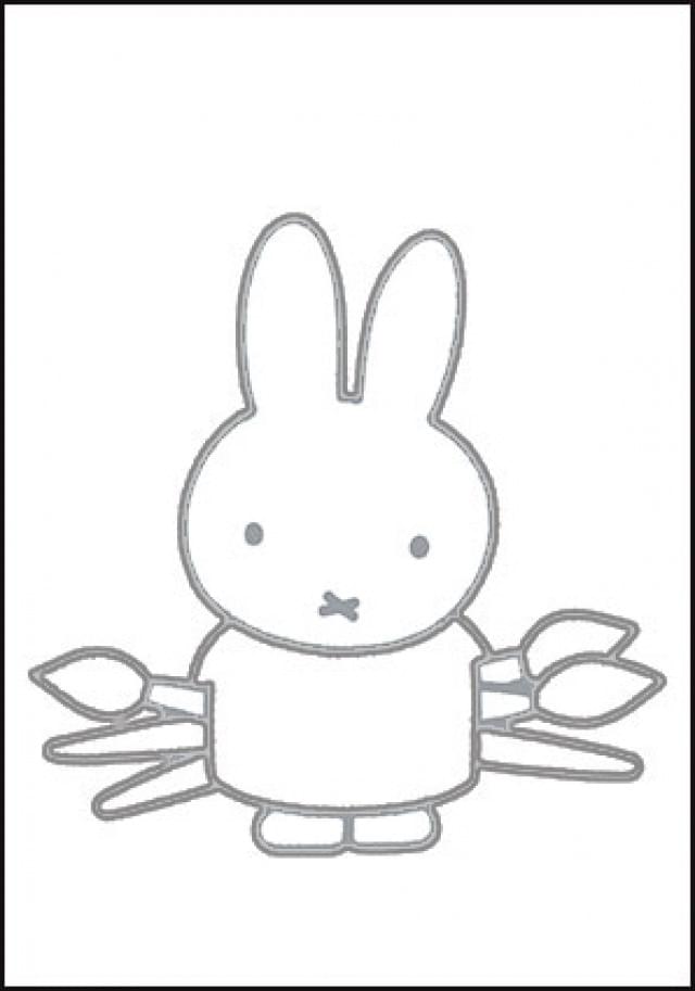 Dick Bruna - Nijntje met kwasten/ST