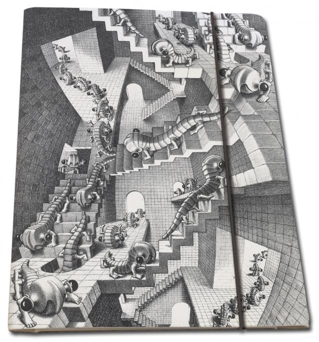Portfoliomap A4: House of Stairs, M.C. Escher