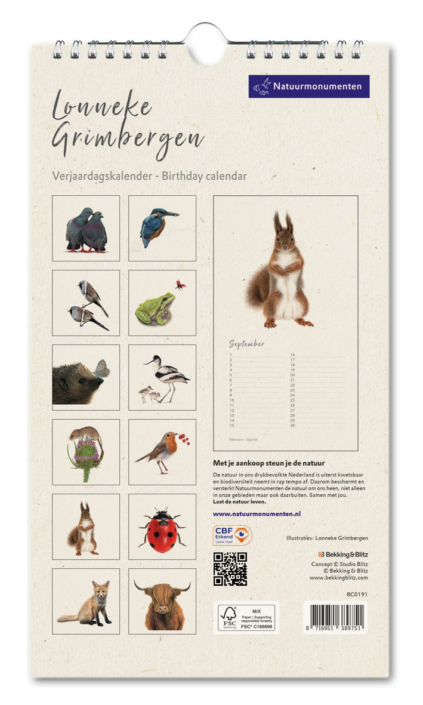 Geburtstagskalender: Lonneke Grimbergen, Natuurmomenten