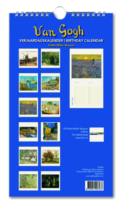 Geburtstagskalender: Van Gogh, Kroller Muller Museum