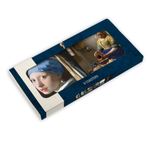 Untersetzer: Meisje met de parel – Girl with the Pearl Earring, Vermeer, Mauritshuis