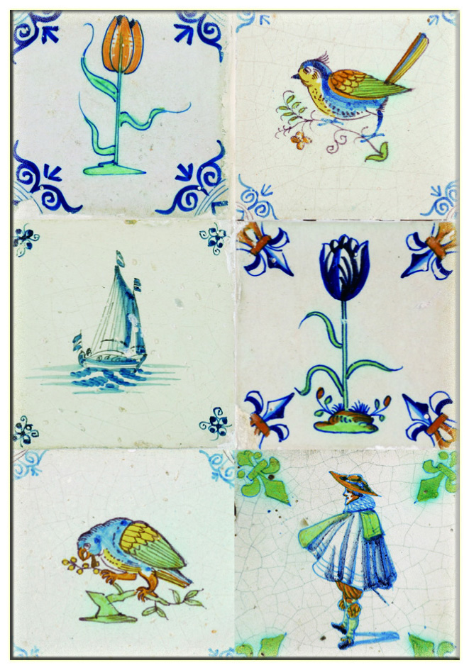 Kühlschrankmagnet: Dutch Tiles, Boijmans van Beuningen