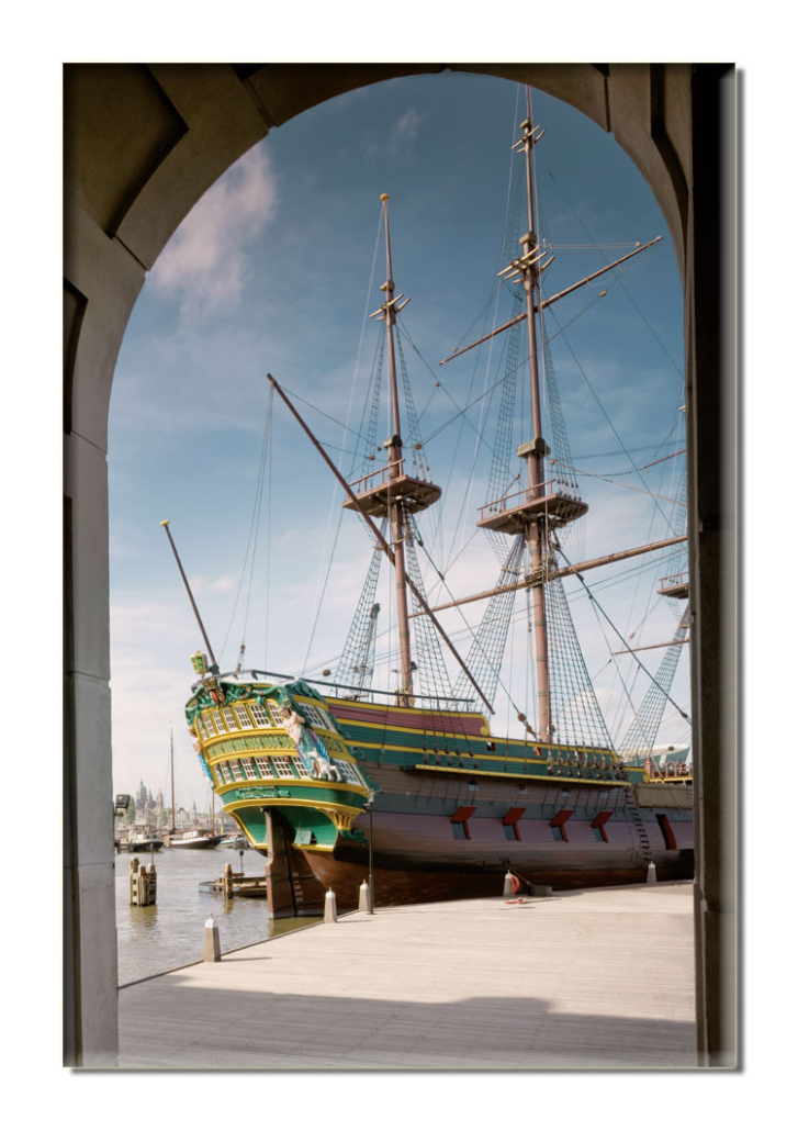 Kühlschrankmagnet: VOC-schip Amsterdam, Scheepvaartmuseum